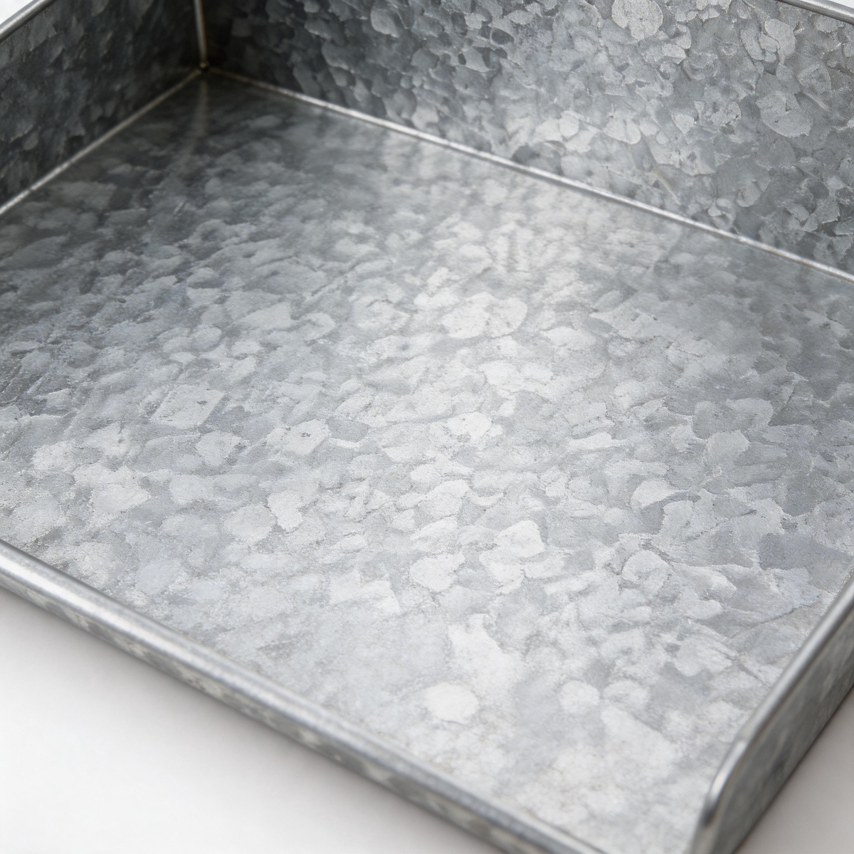 🌱 Garden Helper | Galvanized Steel Potting Tray | Mess-Free Planting Workspace For Home Gardeners