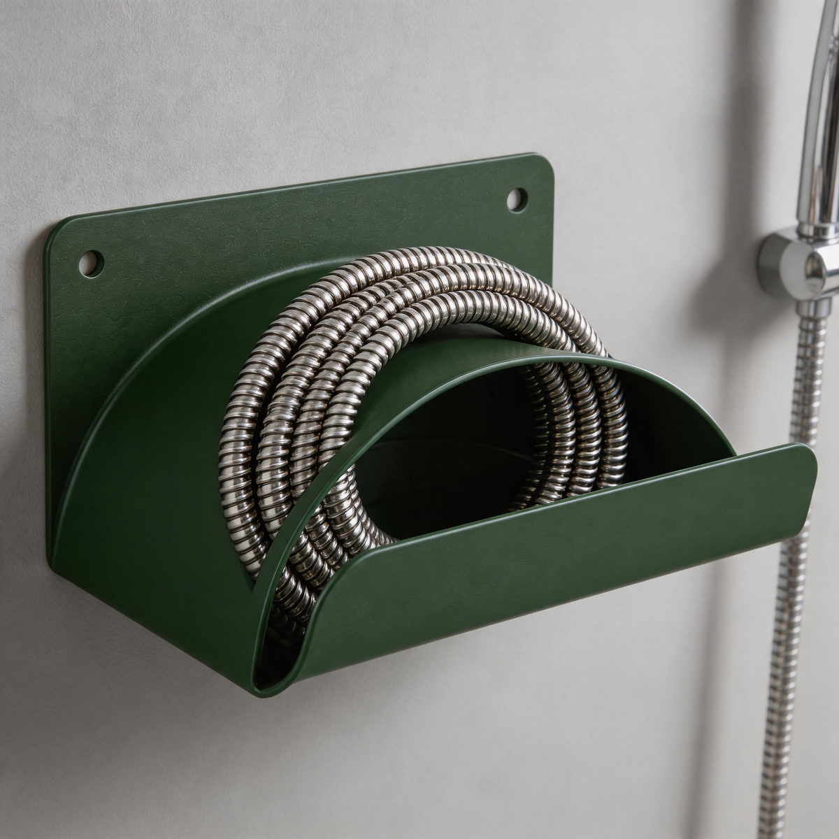 🌿 Space-Saving | Heavy-Duty Metal Hose Storage | Clean Wall-Mounted Garden Organizer